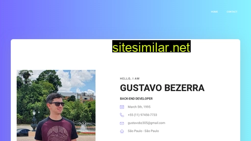 Gustavobezerra similar sites