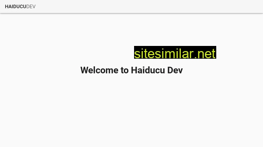 haiducu.dev alternative sites