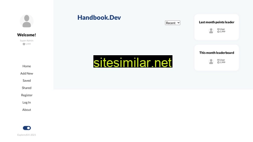 handbook.dev alternative sites