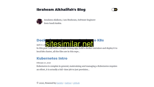 ibraheam.dev alternative sites