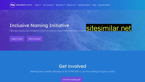 inclusivenaming.dev alternative sites