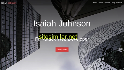 Isaiahjohnson similar sites