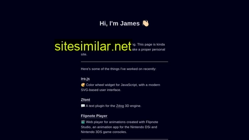 Jamesdaniel similar sites