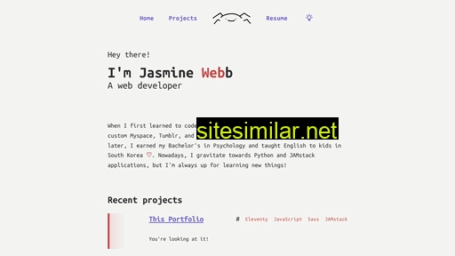 jasminewebb.dev alternative sites
