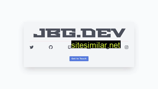 jbg.dev alternative sites