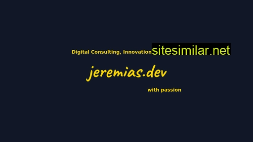 jeremias.dev alternative sites