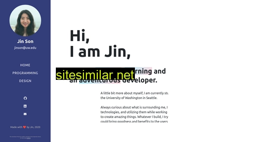 jinson.dev alternative sites