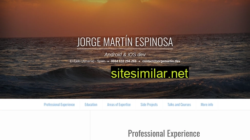 Jorgemartin similar sites