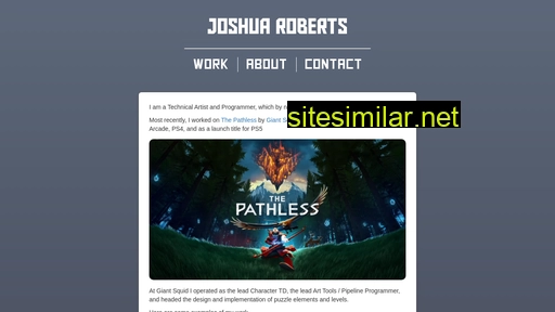 Joshuaroberts similar sites