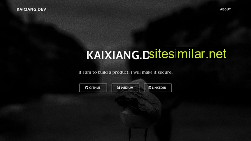 kaixiang.dev alternative sites