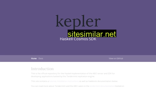 Kepler similar sites