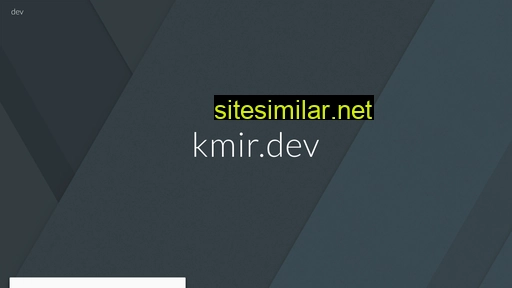 kmir.dev alternative sites