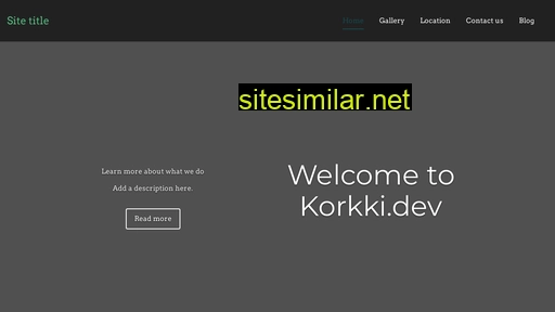 korkki.dev alternative sites