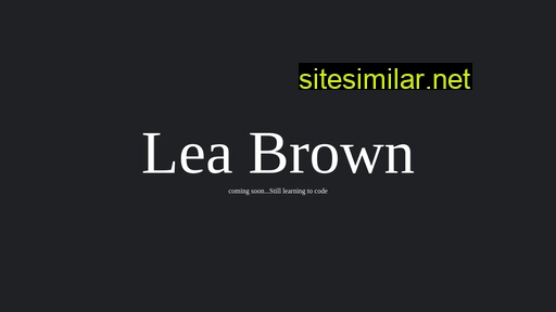 leabrown.dev alternative sites