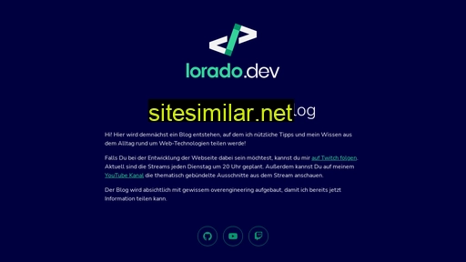 lorado.dev alternative sites