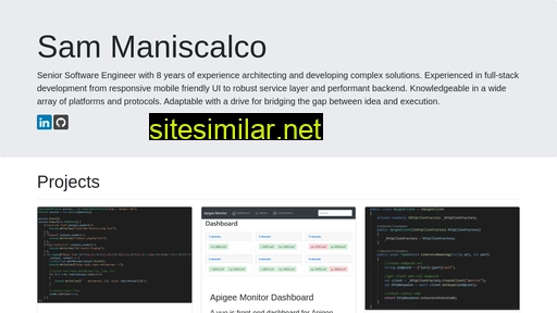 maniscalco.dev alternative sites