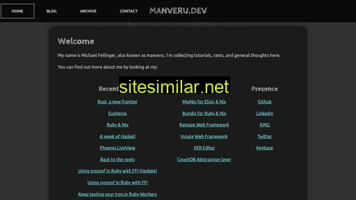 manveru.dev alternative sites