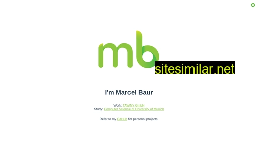 marcelbaur.dev alternative sites