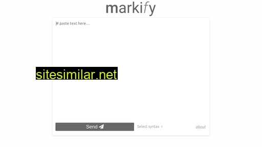 Markify similar sites