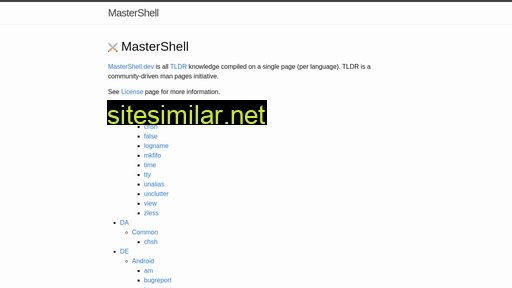 Mastershell similar sites