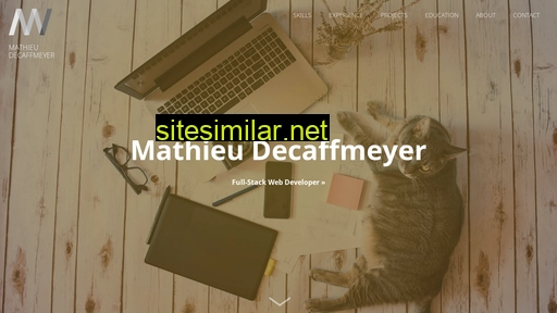 mathieudecaffmeyer.dev alternative sites