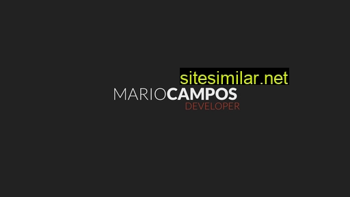 mcampos.dev alternative sites