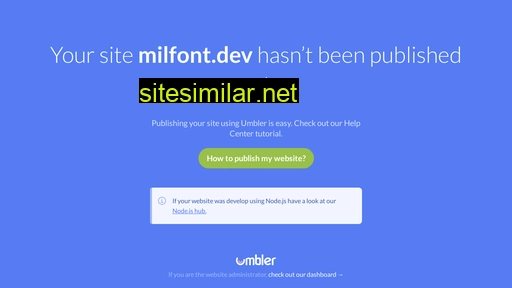 milfont.dev alternative sites