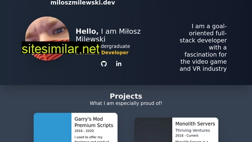 miloszmilewski.dev alternative sites