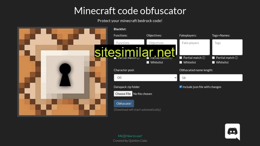 Minecraft-obfuscator similar sites