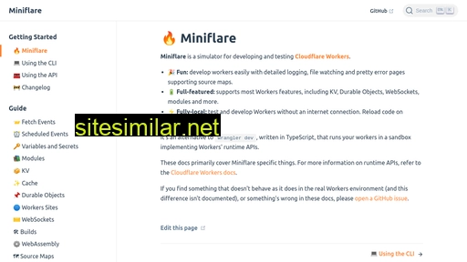 miniflare.dev alternative sites