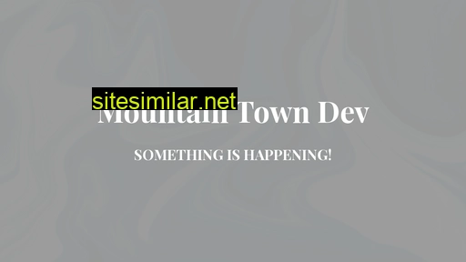 mountaintown.dev alternative sites