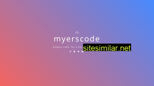 myerscode.dev alternative sites