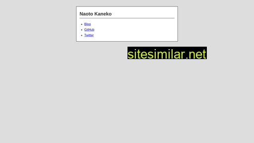 naoty.dev alternative sites