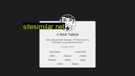 Nicktabick similar sites