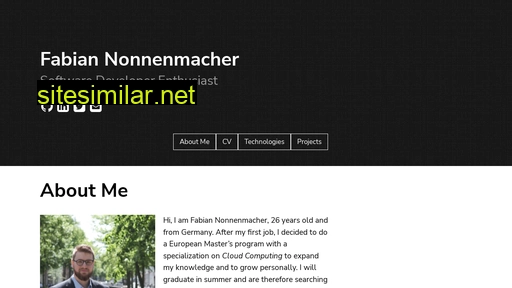 nonnenmacher.dev alternative sites