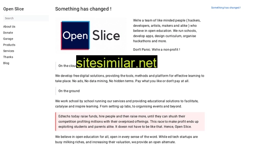 openslice.dev alternative sites