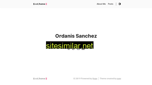 ordanisanchez.dev alternative sites