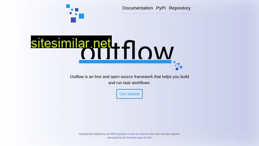 Outflow similar sites