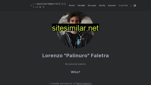 palinuro.dev alternative sites