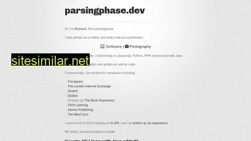 parsingphase.dev alternative sites