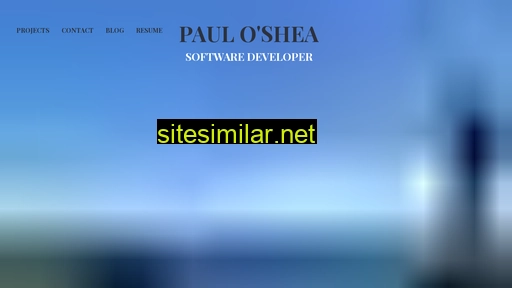 pauloshea.dev alternative sites