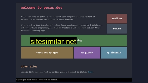 pecas.dev alternative sites