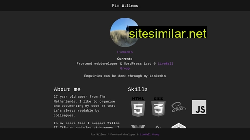 pimwillems.dev alternative sites