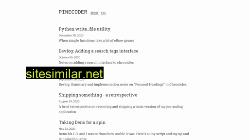 pinecoder.dev alternative sites