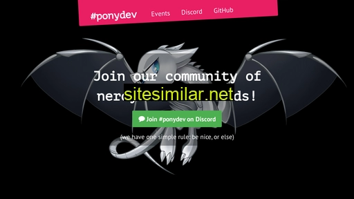 pony.dev alternative sites