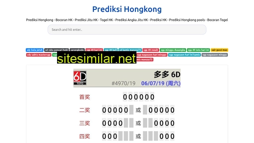 Prediksihongkonglive similar sites