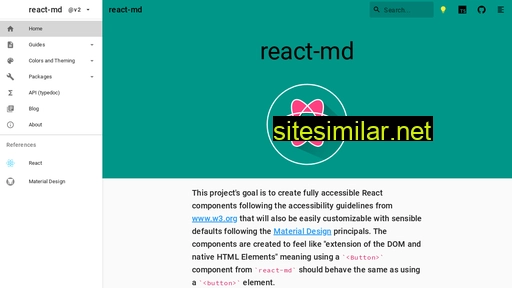 React-md similar sites