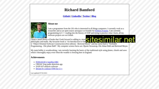 Richardbamford similar sites
