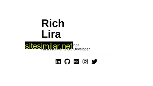 richlira.dev alternative sites