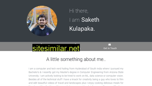 sakethk.dev alternative sites